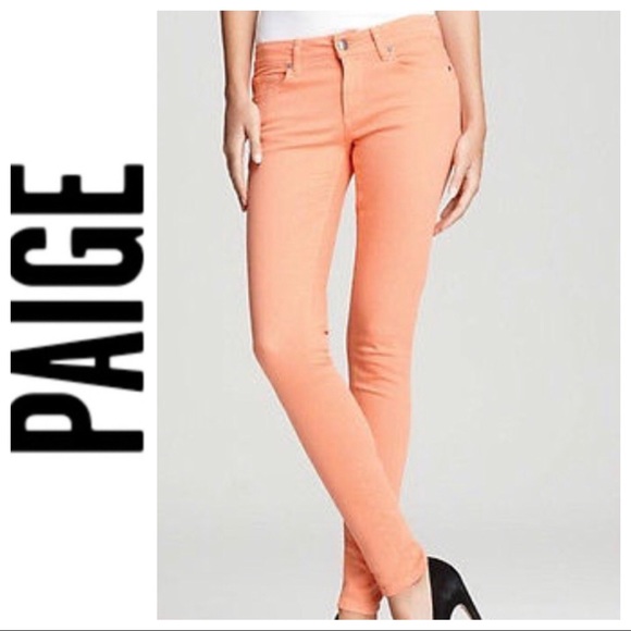 PAIGE Denim - 💕SALE💕 Paige Tangerine Peg Skinny Premium Denim